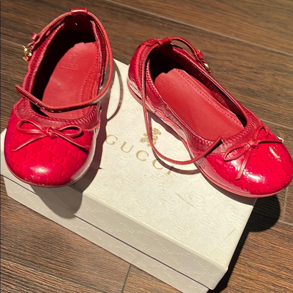 Gucci Toddler Red Flats